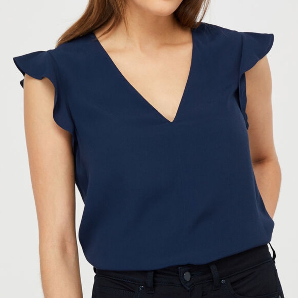 J. CREW Ruffled Top - Picture 2 of 8